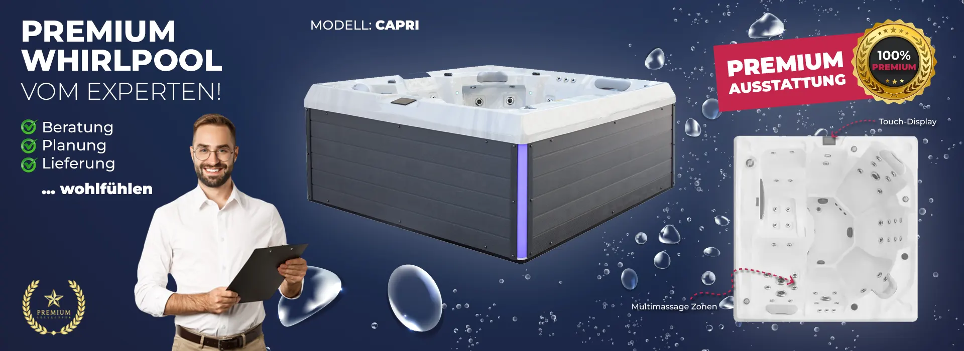 Außenwhirlpool Capri